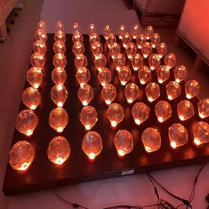 Customized 3D Pixel <strong>LED</strong> Bulb 12V DMX512 RGB Addressable 80mm Bulb <strong>Light</strong> <strong>Source</strong> - Product Image 3