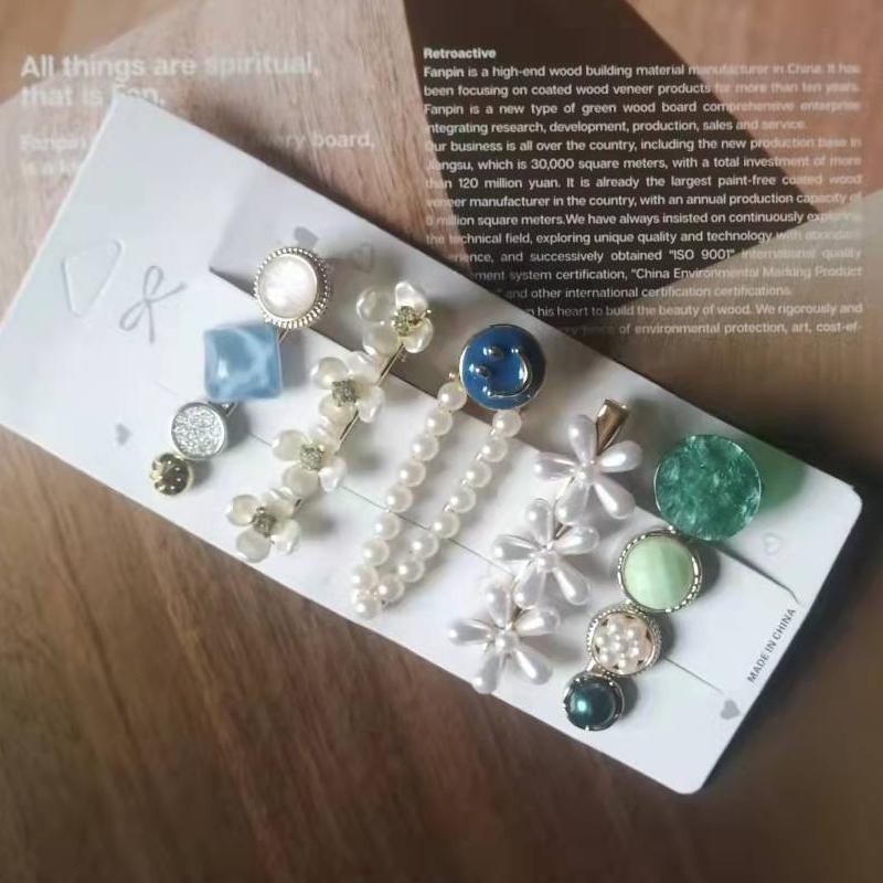 Parure de bijoux bleus