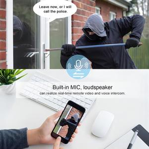 2024 A4 nuevo 1080P Wifi bebé cámara de monitoreo visión nocturna detección de movimiento alarma intercomunicador sistema de cámara para el hogar dormitorio bebé - Product Image 3