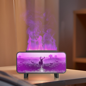 <span class=keywords><strong>Diffuser</strong></span> Aroma Api Perapian Plastik Berkualitas Tinggi >200ml <span class=keywords><strong>Diffuser</strong></span> Minyak Esensial Ultrasonik USB untuk Rumah Tangga Kamar Tidur - Product Image 4