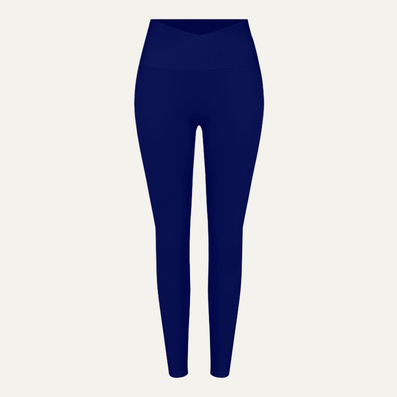 Legging V bleu marine