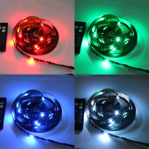 แถบไฟแบ็คไลท์ LED หลากสี5V 30LEDs/M 2M RGB 5V กันน้ำ - Product Image 2