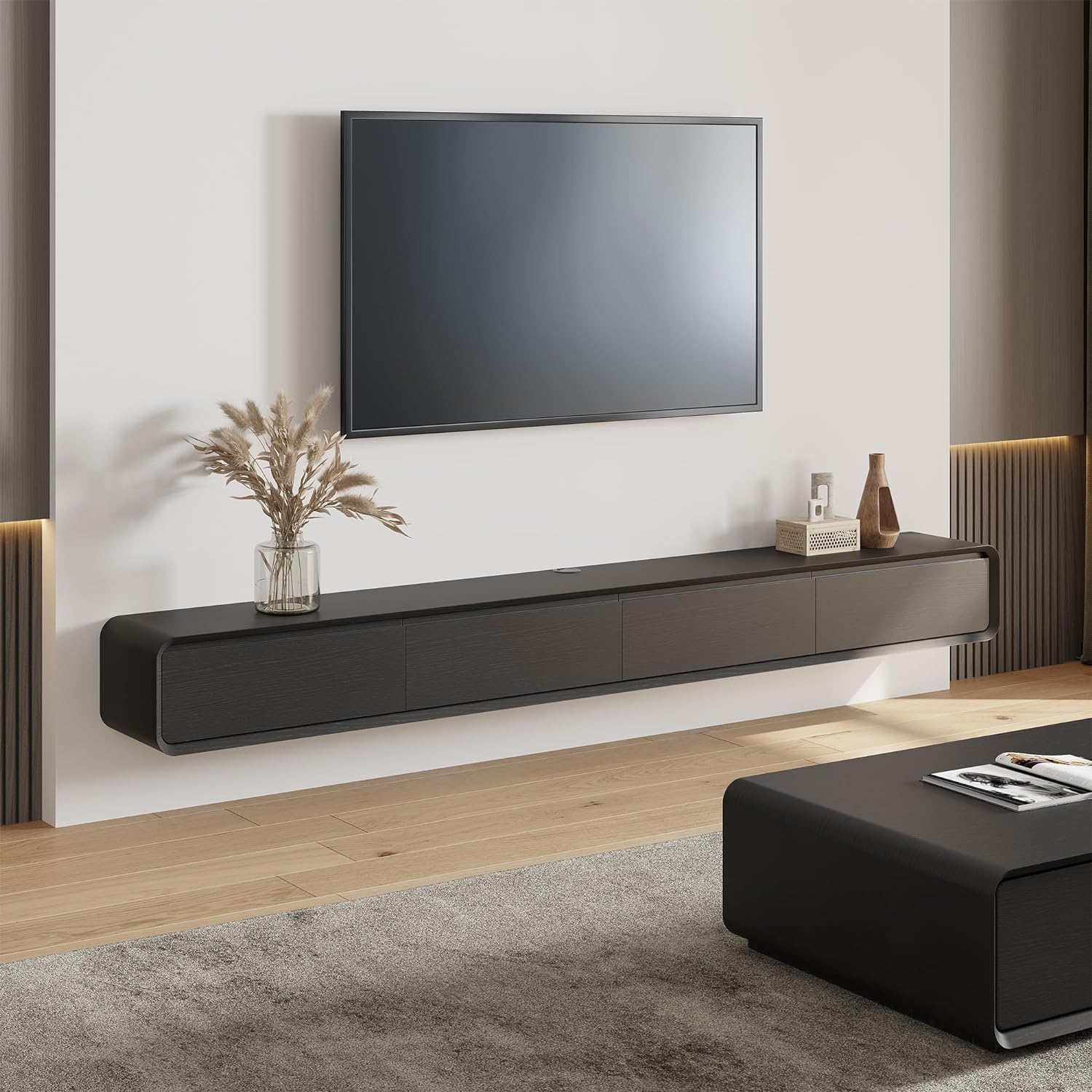 Floating Wooden Tv Cabinets