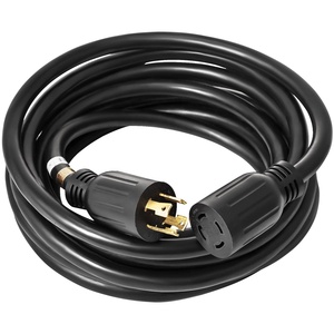 50Ft 10 ölçer 125V/250V 4 telli jeneratör güç kablosu büküm kilit konnektörleri 30 Amp jeneratör uzatma kablosu - Product Image 2