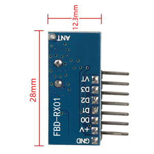 433 MHz HF-Sender-und Empfänger modul HF-Sender-und Empfänger modul Smart ir-und HF-Fernbedienung - Product Image 3