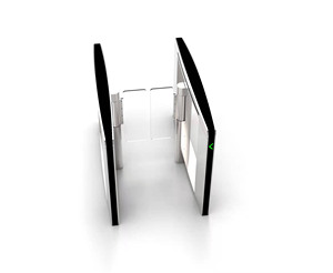 Zento High Quality 304 Edelstahl Voll automatische Gesichts erkennung RFID-Karten zugriffs kontroll system Speed Lane Drehkreuz - Product Image 6