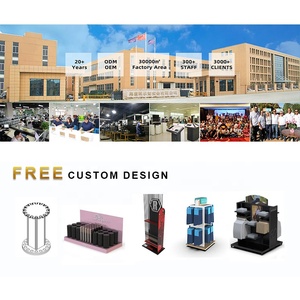 Soporte de mostrador de gancho impreso personalizado soporte de exhibición de cartón POS de exhibición de clavija corrugada con ganchos para tienda minorista - Product Image 3
