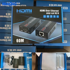 イーサネットCAT5e/CAT6HDMIエクステンダー60mを介したHDMItoRJ45LANネットワークエクステンダーコンバーター - Product Image 2