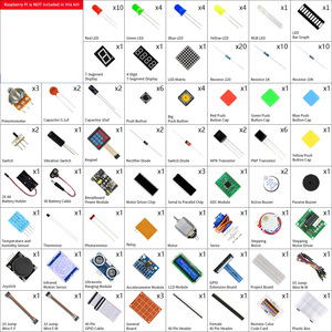 Raspberry Pi 4B Ultimate Starter Development Kit für Raspberry Pi 4B/3B/PI 400 mit 223 Artikeln, 104 Projekten - Product Image 2