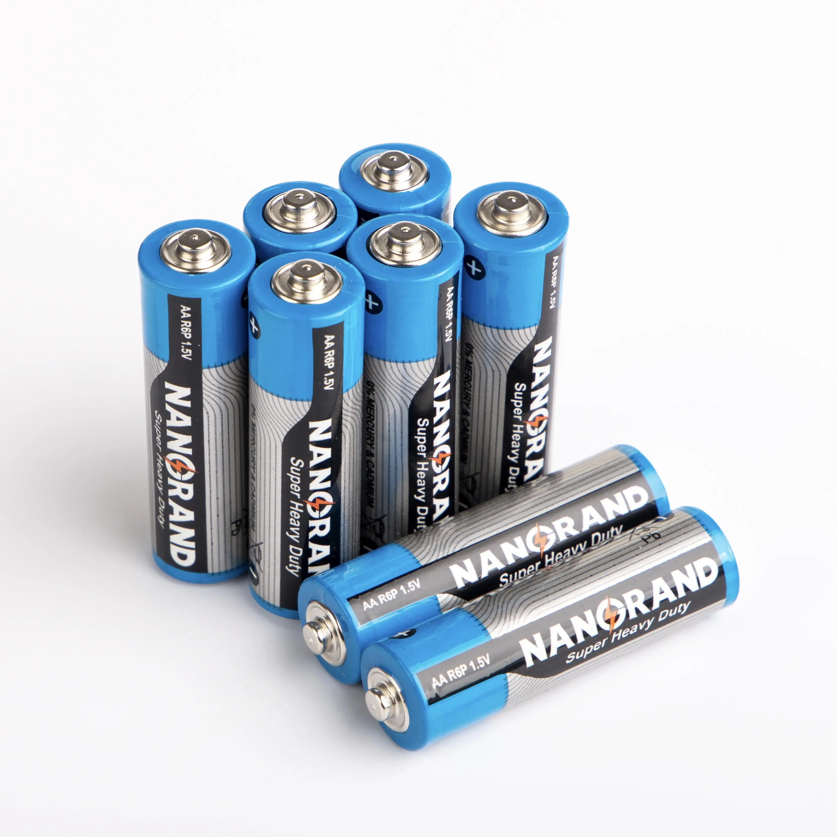 No.5 1.5v Um-3 Um3 Aa r6p Battery-r6 Pvc عجلة الحمل الزائد واجب بطارية كربون- زنك ل الساعات