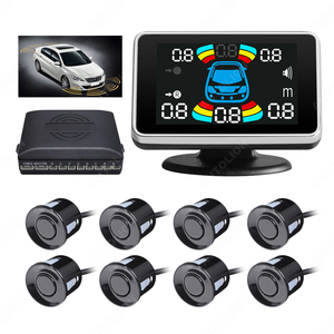 Uto-Ayuda de marcha atrás con pantalla LCD, sistema de detección de radar de aparcamiento delantero y trasero, 8 - Product Image 1