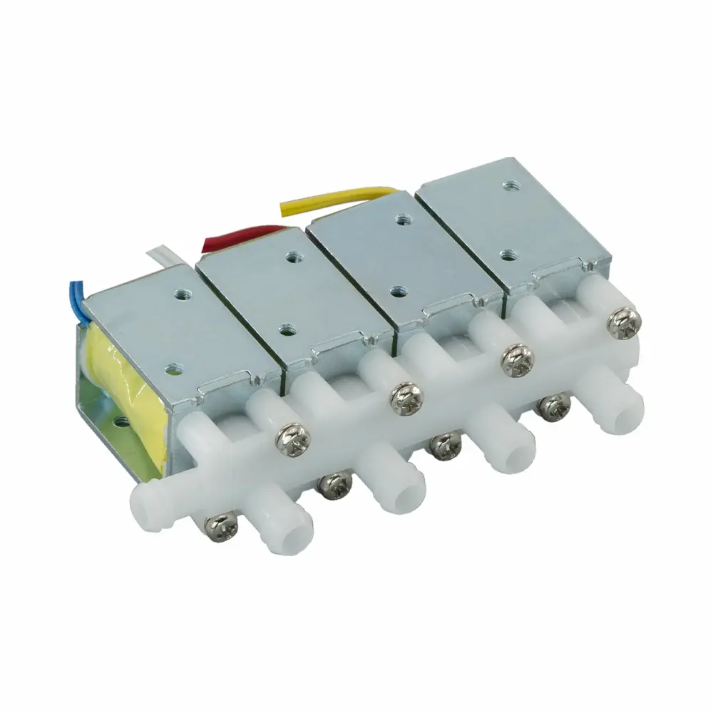 JMKV43-12A de solenoide para dispositivos médicos, válvula solenoide en miniatura de Micro aire, CC de 12V