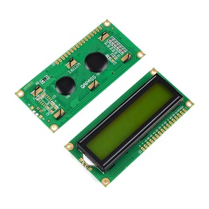 Display a caratteri LCD 1602A modulo Display LCD 16 x2 con schermo verde blu con modulo adattatore I2C/IIC