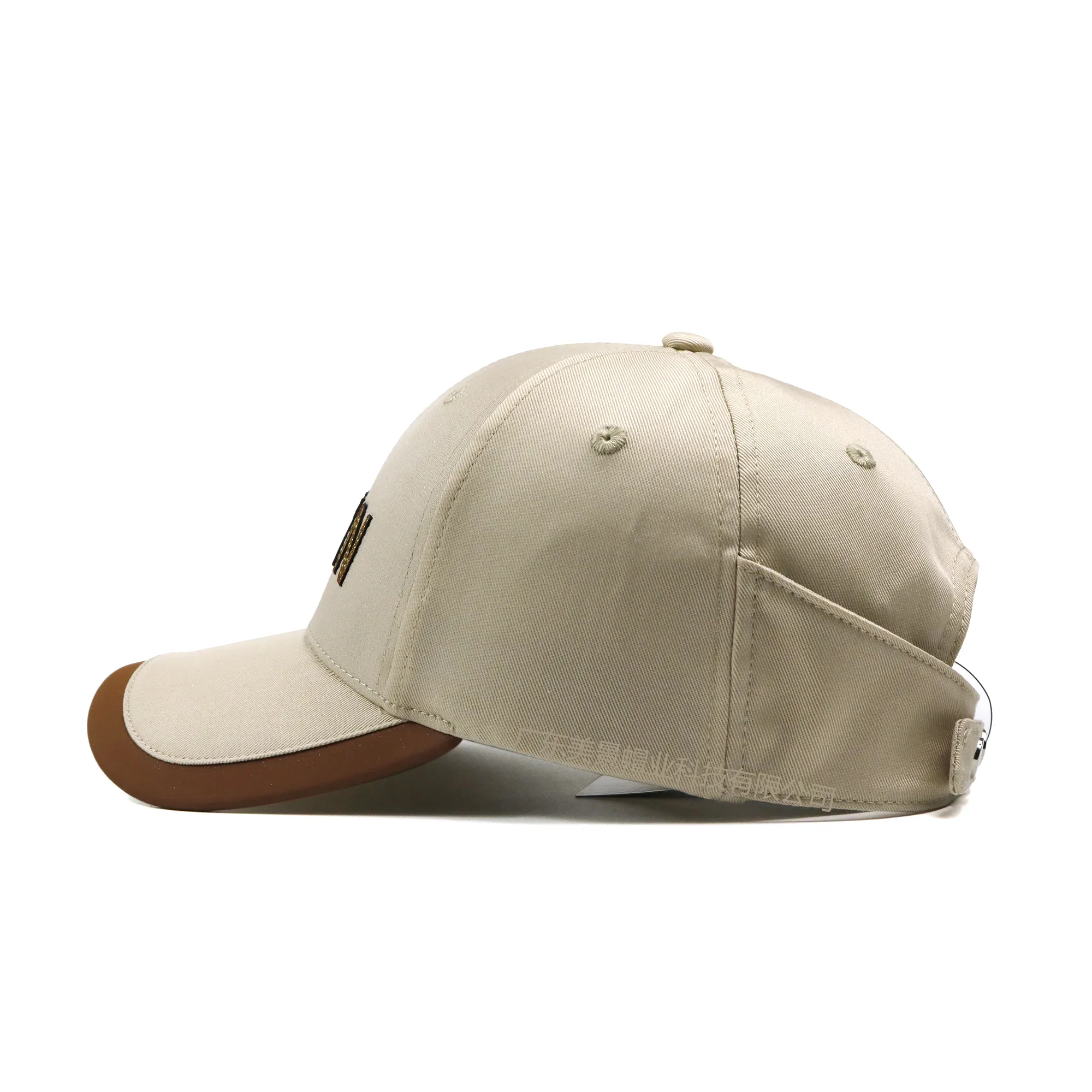 Casquette de baseball personnalisée à bord en PU lettre broderie 3D logo ODM et service OEM mode chapeaux de haute qualité en stock