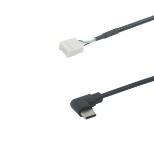 定制90度角USB C型至2 3 4 5 6针JST/Molex/Yeonho连接器电缆4针充电电缆4针电缆 - Product Image 3