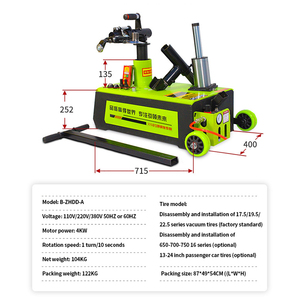 Small Horizontal <strong>Tire</strong> Truck <strong>Tire</strong> Scraper Horizontal <strong>Tire</strong> Dismantling <strong>Machine</strong> - Product Image 4