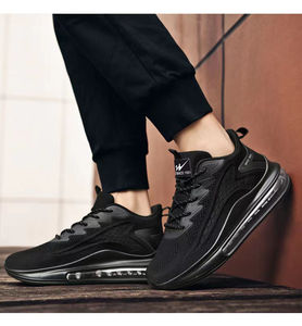 2025 ngoài trời phòng tập thể dục thể thao đệm mềm người đàn ông Giày xu hướng thoáng khí mềm duy nhất người đàn ông màu xanh giản dị Giày thể thao - Product Image 5