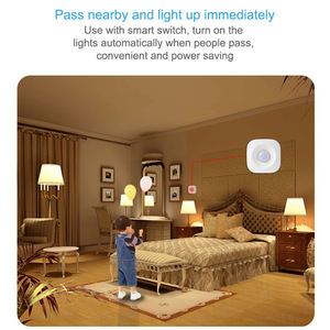 ZigBee/WiFi PIR датчик движения беспроводной пассивный инфракрасный детектор охранной сигнализации датчик контроля приложения совместимый с - Product Image 3