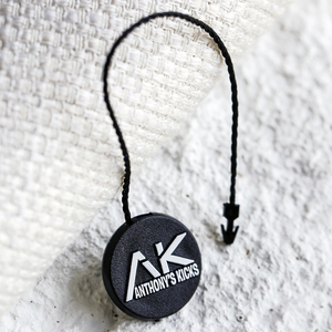 Etiqueta de plástico con logotipo de marca en relieve personalizado, sello oscilante para ropa con cuerda de nailon, nuevo diseño - Product Image 4