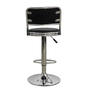 Hiện đại sang trọng màu đen xoay thanh phân thương mại Cafe & Home Wine <span class=keywords><strong>Bar</strong></span> đồ nội thất có thể điều chỉnh kim loại khung nhà bếp sử dụng SGS chứng nhận - Product Image 3