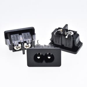 IEC320 C82ピンオスプラグ電源ソケットコネクタAC250V2.5Aネジマウントアダプタ - Product Image 5