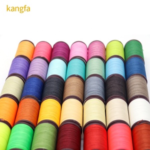 Cordón de poliéster encerado de costura redondo trenzado, hilo de joyería de seda de nailon, 0,55 cuerdas para manualidades para pulsera, joyería artesanal de cuero - Product Image 3