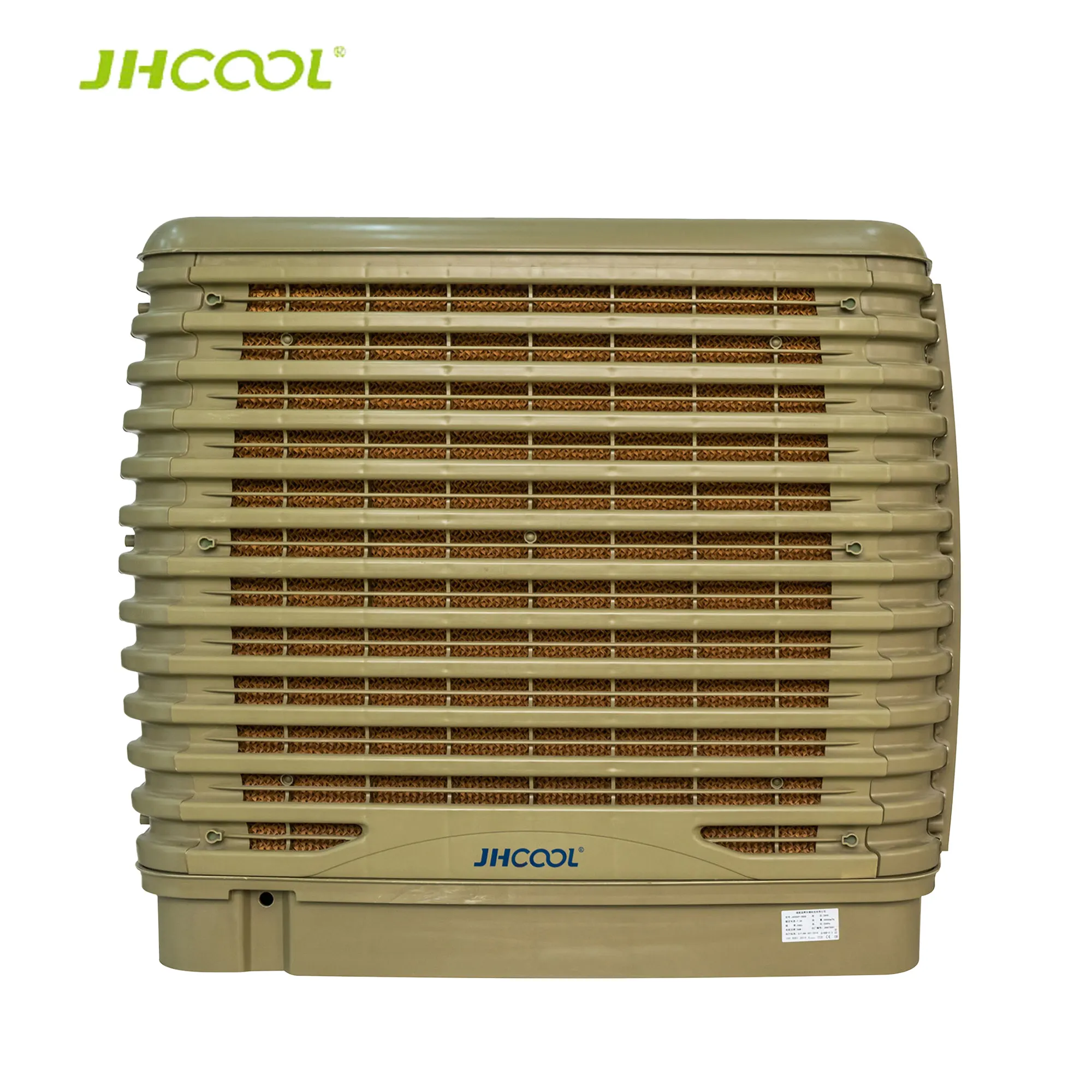 수정 PP 30000CMH 기류가 있는 JHCOOL 3KW 수냉식 산업용 에어컨 덕트 증발 공기 냉각기