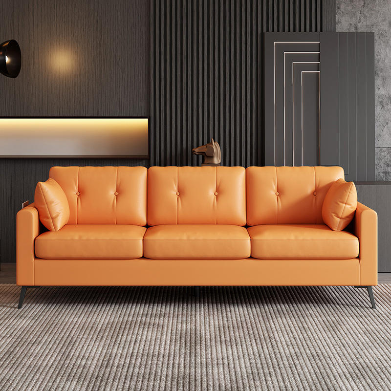 ผิวหนังอุ้งเท้าแมวสีส้ม