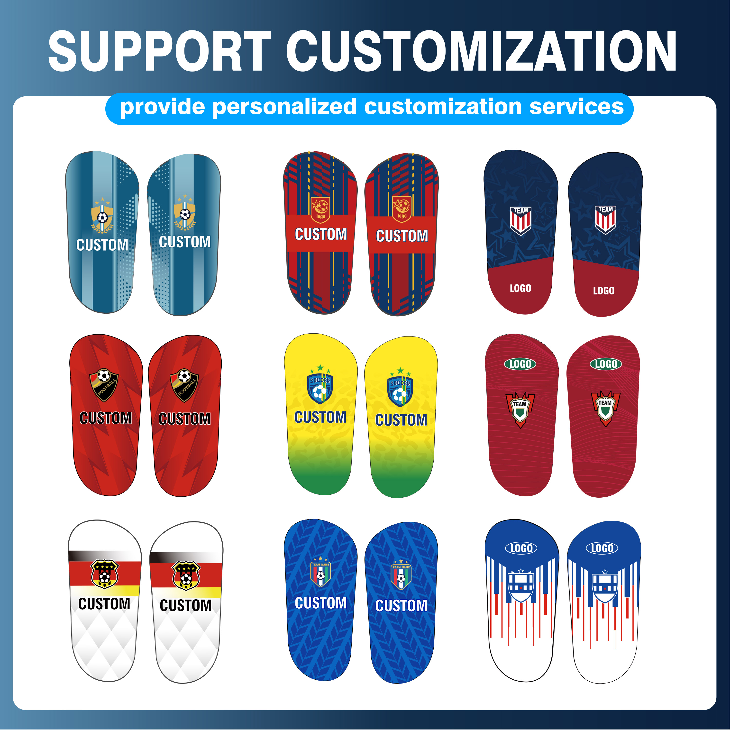 Customized knee support template