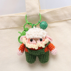 Dark green strap pants-lamb dog head buckle