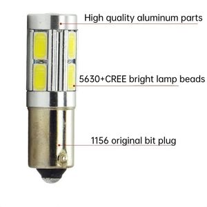 Yüksek parlaklık 1156 BA9S 5630 CREE 9SMD LED otomatik ampuller 12-24V 5W BA9S yedek ışık fren işık DRL Canbus hata ücretsiz - Product Image 4