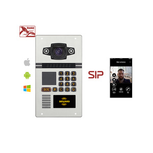 Intercomunicador de puerta de Audio SIP IP65, sistema de portero inteligente con 4 cables