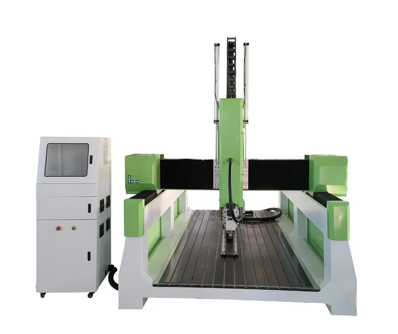 China Jinan City alta precisión velocidad rápida venta al por mayor 3 ejes 4 ejes 5 ejes EPS espuma de poliestireno grabado CNC Router