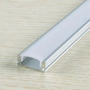 MEIJIA 17*7.5มม. อลูมิเนียมอัดรีด,ช่อง Led พร้อม PC ดิฟฟิวเซอร์พื้นผิวติดตั้งไฟ LED โปรไฟล์สีดำ1ม. 2ม. 3ม. - Product Image 5