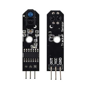 TCRT5000ライントラックセンサーモジュール3ピン反射赤外線フォロワーセンサースイッチ障害物回避モジュール - Product Image 1