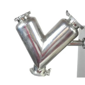 Laboratuvar V şekli karıştırma kuru ot toz mikser V tipi toz karıştırma V koni mikser 2Kg makinesi - Product Image 3