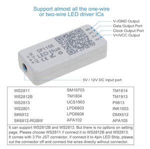 DC5-12V WS2812B WS2811 SP110E адресуемый светодиодный контроллер iOS Android приложение беспроводной пульт дистанционного управления RGB светодиодные полосы - Product Image 4
