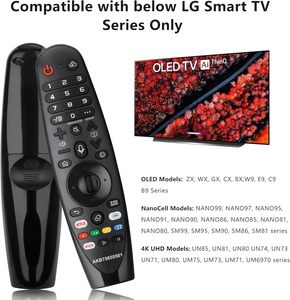 Smart TV Magic Fernbedienung Universal für LG Ersatz für UHD OLED QNED Kunststoff Voice Pointer Funktion in Box verpackt