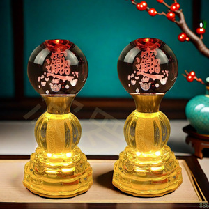 Phật Nhà thờ Thần May Mắn LED Đèn sen pha lê đầy màu sắc với ánh sáng trắng ấm áp có thể điều chỉnh độ sáng ip33 đánh giá 220V - Product Image 4