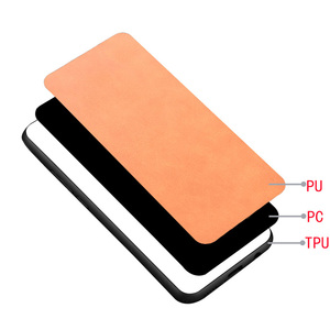 OnePlus Nord CE4 için sütür tasarım Retro PU deri telefon kılıfı/Oppo K12 mat arka kapak koruma kılıf için - Product Image 4