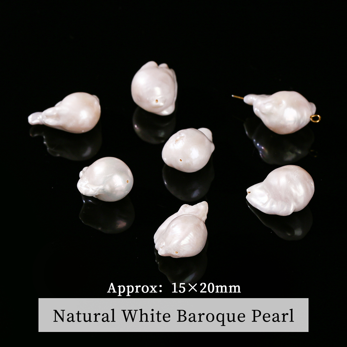 Natural White Baroque Pearl