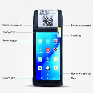 Cheapest 5.5 Inch <strong>Android</strong> 12.0 Pos Machine 4G <strong>Android</strong> Pos Terminal with Thermal Printer Q3pro - Product Image 4