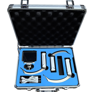 Toptan özelleştirilebilir taşınabilir paslanmaz çelik Video laringoskop kamera sistemi ile kullanımlık veteriner endoskop - Product Image 1