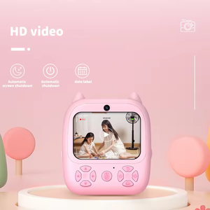 Cámara de doble lente para niños de dibujos animados bonitos de alta calidad 2,4 pantalla IPS función de impresión instantánea térmica Sensor de imagen CMOS 1 año - Product Image 5