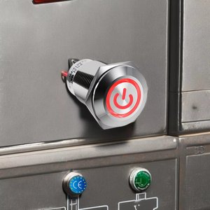 Factory 12mm Momentary <strong>Push</strong> <strong>Button</strong> <strong>Switch</strong> Mini Self-reset <strong>Button</strong> <strong>Switch</strong> with LED - Product Image 5