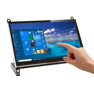 深センラズベリーパイ3タッチスクリーン7 "UsbフルHd解像度ポータブルコンピューター液晶モニターディスプレイスタンド付き - Product Image 1