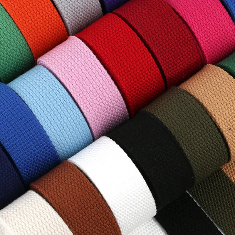 Best Price Wholesale Embroidered and Woven Heavy Duty Cotton Webbing Strap For Garments Bags Shoes Home Textiles