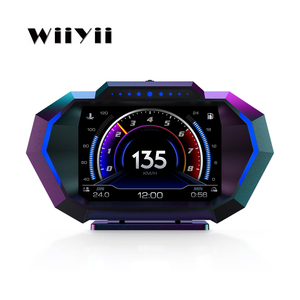 Sıcak satış OBD2 araba tarayıcı P24 çok fonksiyonlu GPS dijital HUD hız Head up Display otomobil elektroniği için - Product Image 1