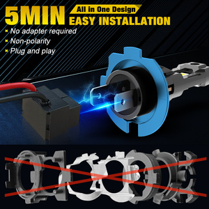 סיטונאי 50w 7035 csp מיני הוביל אורות מכונית 360 תפץ פנסים תפסים פנסים תפסים פנסים אור לבן 6000k