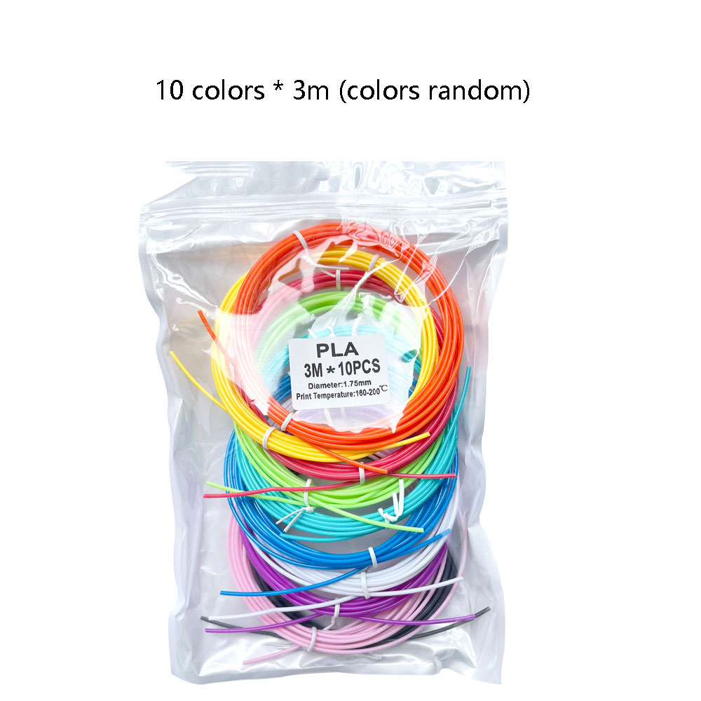 PLA 3m * 10 couleurs, 30m au total
